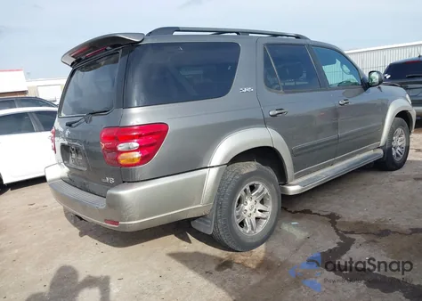 2004 Toyota Sequoia Sr5 V8 from USA, damaged, VIN 5TDZT34A84S213543